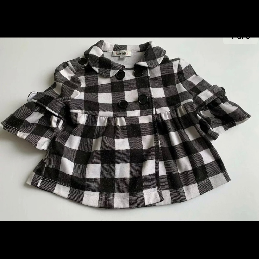 Amy Byer Girls' Sleeve kids blazer- Size Small 4-5